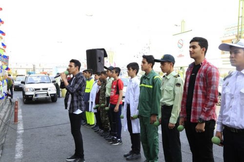 اجرای سرود در معابر پایتخت
